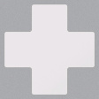 104483 Floor Corner Marks, Crosses PU=1 PAK