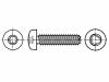 3059288 Винт; для металла; 2,5x5; Головка: сферическая; Torx; сталь; цинк