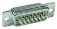 09672095615 D-Sub - S cable connector/Male connector/stamped solder buckets/92 poles + PE