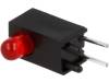 L-934RS/1SRD LED; в корпусе; Кол-во диод:1; 3мм; THT; красный; 110-300мкд; 60°