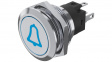 82-6151.1A24.B005 Illuminated Pushbutton, Blue, 1CO, IP65/IP67, Momentary Function