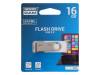 UTS2-0160W0R11 Флешка; USB 2.0; 16ГБ; белый; Считывание:20МБ/с; Запись:5МБ/с