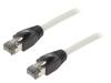 CQ8072S Patch cord; S/FTP; Cat 8.1; многопров; Cu; LSZH; серый; 5м; 26AWG
