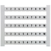 DEK 5 FWZ 1-10, Marker Numbers 1-10, 5 Stripes white, Weidmuller