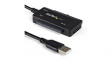 USB2SATAIDE USB 2.0 to Serial or IDE Adapter for 2.5" / 3.5" Drives, USB-A - SATA/IDE