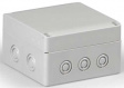 SPCK131308G Cubo S 125 x 125 x 75 мм, 50 мм основание, Pg выбивные отверстие, серая крышка,