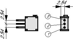 3296X-1-101LF, Потенциометр: монтажный; многооборотный; 100Ом; 500мВт; THT; ±10%, Bourns