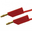 MLN 100/2.5 AU ROT / RED Test lead diam. 4 mm Red 100 cm 2.5 mm2 CAT I