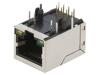 1149866 Гнездо; RJ45; PIN: 8; позолота; Конф: 8p8c; на PCB; THT