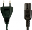 VML1002EC Mains cable Euro-Plug C7-Socket 2.0 m