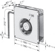 RG 125-19/56 Radial fan AC 180 x 180 x 40 mm 230 VAC