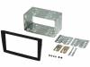 391230-26-1 Рамка для магнитолы; 2 DIN; Opel; charcoal/rubber-touch