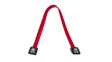 LSATA8 Latching SATA Cable 203 mm Red