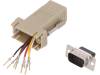 AK-610517-000-I, Адаптер; вилка D-Sub 9pin, гнездо RJ45, ASSMANN