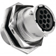 RT0712-10SNH Jam nut receptacle 10P
