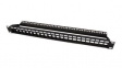 26.11.0357 Patch Panel Frame, CAT5 / CAT6, 24x RJ45, 19", Black