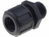 55502460, Концевой разъем прямой; полиамид; черный; 10мм; IP65, LAPP