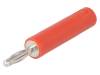 A 20-40 S NI/RT, Адаптер; "банан" 2мм; Номин.ток:10А; Номин.напр:60ВDC; красный, Schutzinger