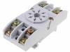 GZU8, Панелька; PIN:8; 10А; 250ВAC; Монтаж: DIN; Выводы: винтовые клеммы, RELPOL