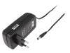 CLW-3612-W2E-EB Блок питания: импульсный; 12ВDC; 3А; Вых: 5,5/2,1; 36Вт; Вилка: EU