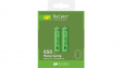 GP RECYKO 65AAAHCE-2AGBW2 AAA NiMH Rechargeable Battery AAA 1.2 V 650 mAh