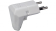 1409633 Angled swivel plug  mm Type 12  White