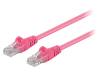 95214 Patch cord; U/UTP; 5e; многопров; CCA; ПВХ; розовый; 0,5м