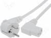SN312-3/10/2.5W Кабель; угловая вилка CEE 7/7 (E/F), IEC C13 "мама" 90°; 2,5м