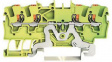 2201-1407 Ground Terminal, Cage Clamp, 4 Poles, 0.25 ... 2.5mm\x1a