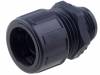 55502471, Концевой разъем прямой; полиамид; черный; 12мм; IP65, LAPP