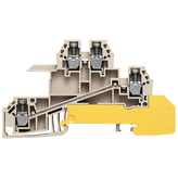 WDL 2.5/S/L/L/PE, Distribution terminal beige 0.5...2.5 mm2, Weidmuller