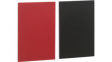 ZBY5101 Blank Legend Plate Red / Black