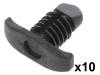 10460, Шпилька уплотнителя; 10шт; Ford; L: 10,7мм; полиамид; черный, ROMIX