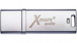 USB004GXQC8A016R USB Stick 4 GB metallic