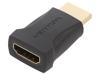 AIMB0 Адаптер; гнездо HDMI,вилка HDMI; Цвет: черный