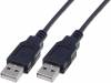 AK-300100-030-S Кабель; USB 2.0; вилка USB A, с обеих сторон; никелированные; 3м