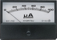 KP-110F 1MA DC Аналоговые дисплей 110.5 x 77 mm 0...1 mADC
