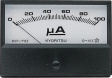 KP-110F 1MA DC Analogue Display 110.5 x 77 mm 0...1 mADC