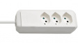 1157612 Eco-Line Power Strip, 2 m, White