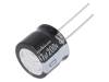 URZ2D470MHD Конденсатор: электролитический; THT; 47мкФ; 200ВDC; O18x15мм; ±20%