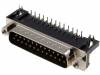 DS1037-25M Гнездо; D-Sub; PIN:25; "папа"; стандарт 7,2мм; Фиксация: винтами