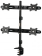 TC744 Quad-TFT Mount with desk clamp black