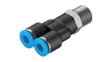 QSY-1/4-6 Push-In Y-Fitting, 48.3mm, Compressed Air, QS