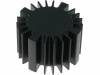 SK56937.5SA, Радиатор; для светодиодов; O:60мм; H:37,5мм; Цвет: черный, Fischer Elektronik