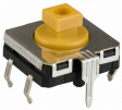 B3W-4155 Микропереключатель; 1; SPST-NO; 0,05A/24ВDC; THT; 3,43Н; 12x12мм