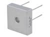 MMB252W Однофазный выпрямительный мост; Urmax:200В; If:25А; Ifsm:400А