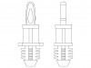 8G812V41138 Дистанц PCB; полиамид 66; Дл: 11,1мм; Цвет: натуральный; UL94V-2