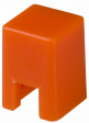 B32-1020 Клавишный колпачок оранжевый 4 x 4 mm