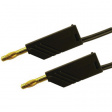 MLN 200/2.5 AU SCHWARZ / BLACK Test lead diam. 4 mm Black 200 cm 2.5 mm2 CAT I