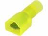 190040009 C-2264, Наконечник: плоский; 6,35мм; 0,8мм; "папа"; 3,3?5мм2; обжим; желтый, Molex